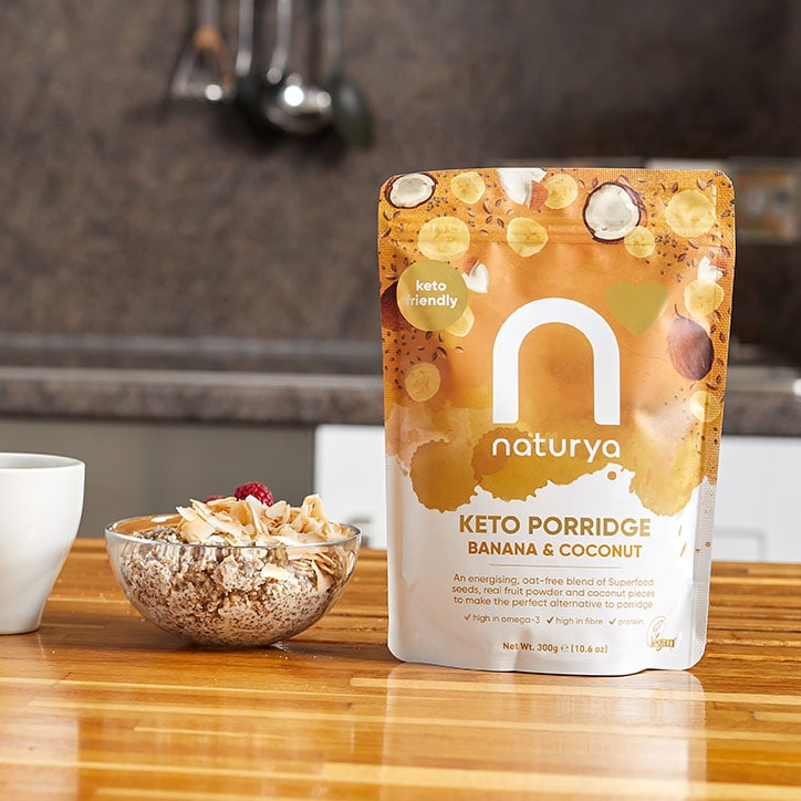 Naturya Keto Porridge Banana & Coconut 300g